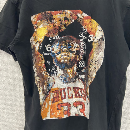 SID MARURER　半袖プリントTシャツ　 basketball　バスケットボール　黒　ブラック　Sサイズ