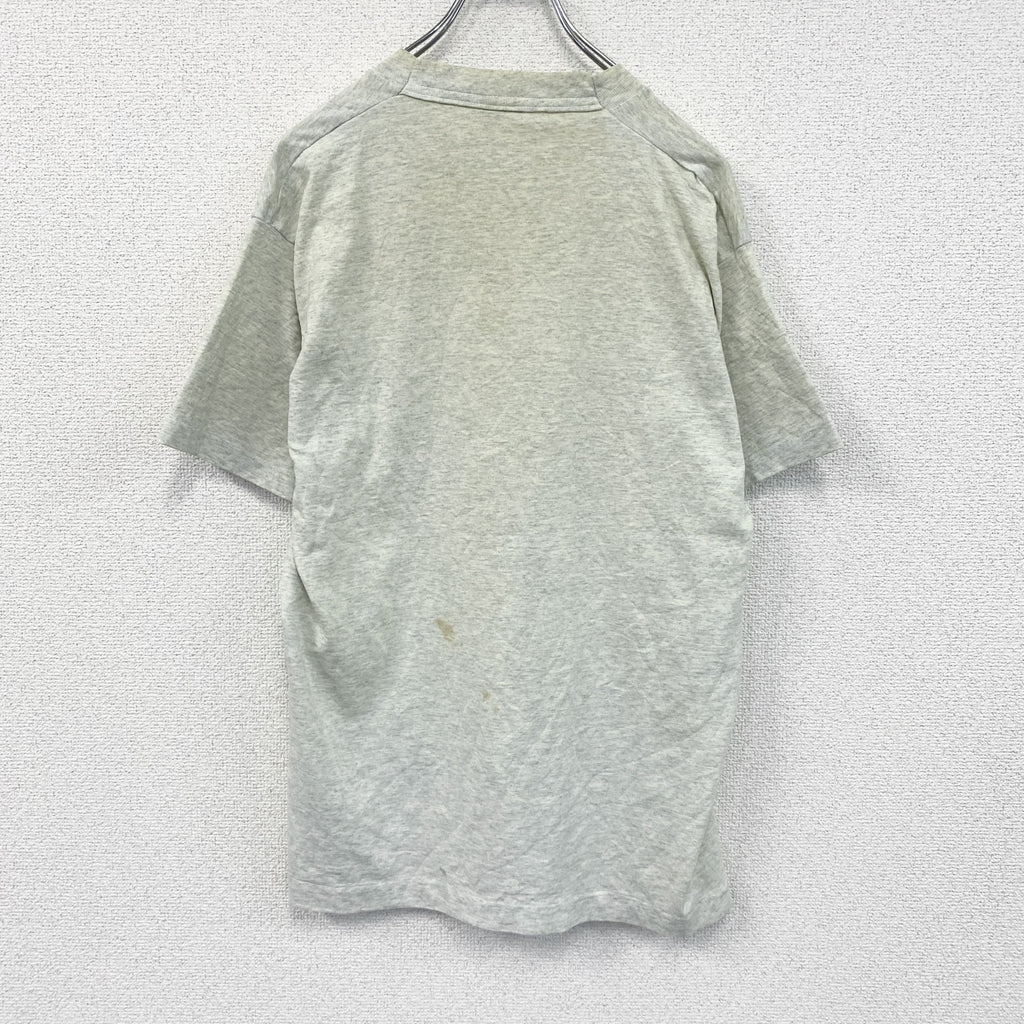 ～90s　FRUIT OF THE LOOM　半袖プリントTシャツ　UMBRO　アンブロ　霜降りグレー　Lサイズ