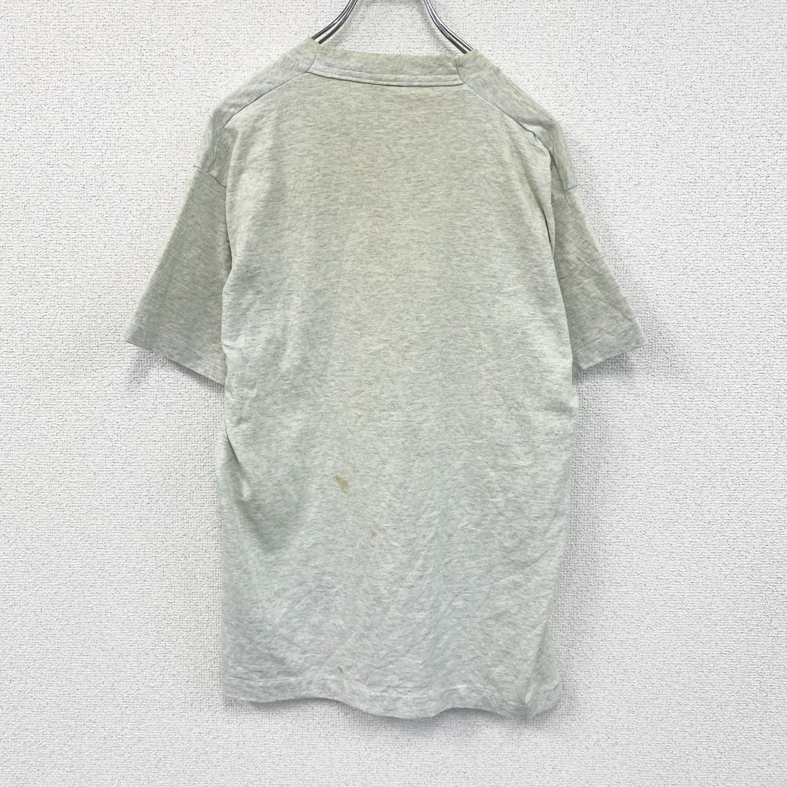 ～90s　FRUIT OF THE LOOM　半袖プリントTシャツ　UMBRO　アンブロ　霜降りグレー　Lサイズ