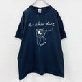 FRUIT OF THE LOOM　フルーツオブザルーム　半袖プリントTシャツ　アニマルT　紺　ネイビー　XLサイズ