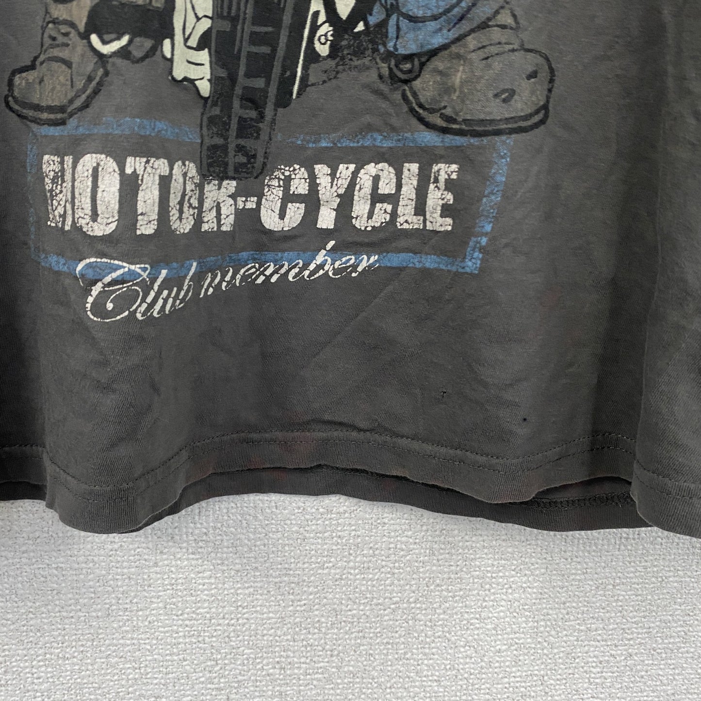 POPEYE　ポパイ　半袖プリントTシャツ　キャラクターT　ダークグレー　Lサイズ