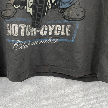 POPEYE　ポパイ　半袖プリントTシャツ　キャラクターT　ダークグレー　Lサイズ