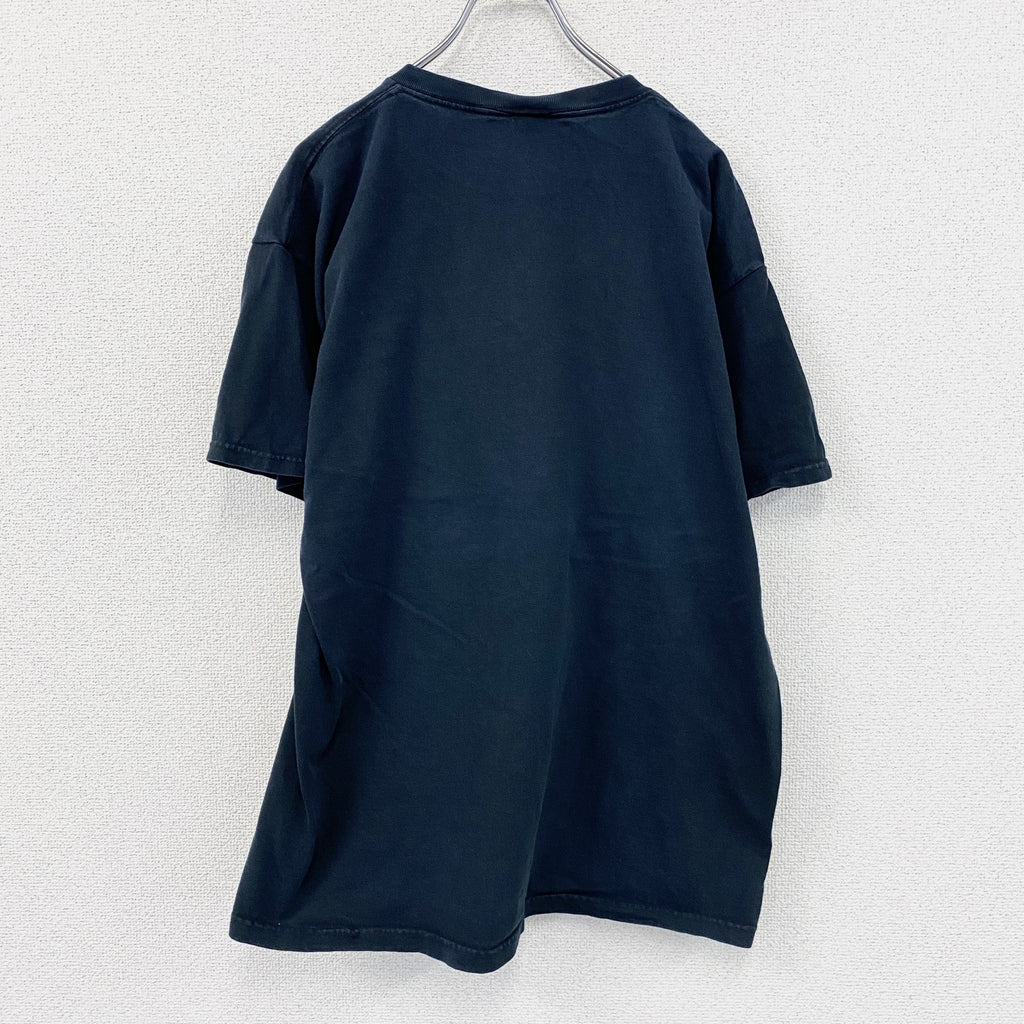 FRUIT OF THE LOOM　フルーツオブザルーム　半袖プリントTシャツ　アニマルT　紺　ネイビー　XLサイズ
