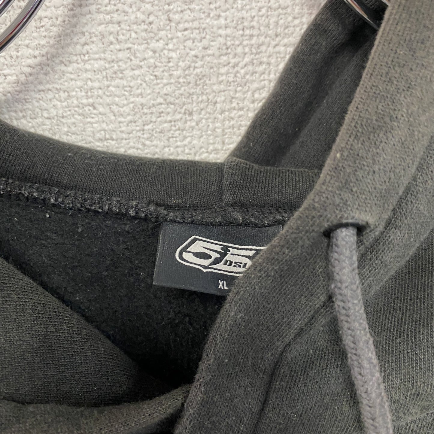 55DSL　フィフティーファイブディーエスエル　スウェットパーカー/フーディー　フェード　黒　ブラック　XLサイズ　