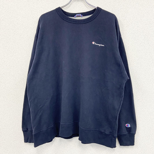champion　チャンピオン　スウェット/トレーナー　ロゴ刺繡　紺　ネイビー　2XLサイズ