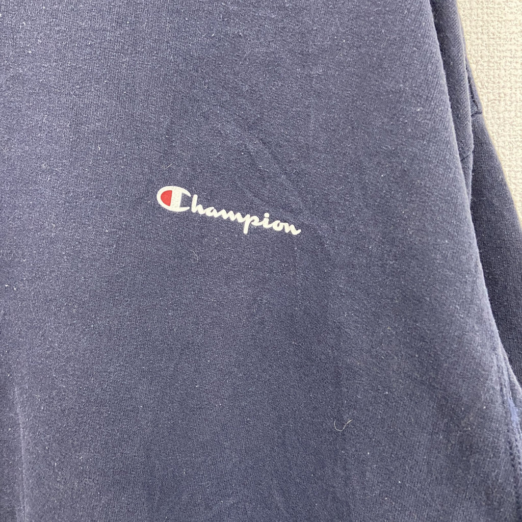champion　チャンピオン　スウェット/トレーナー　ロゴ刺繡　紺　ネイビー　2XLサイズ