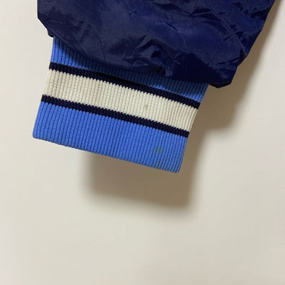 古着 used　RUSSELL ATHLETIC ラッセルアスレティック　長袖ハーフジップナイロンジャケット　ネイビー　Mサイズ