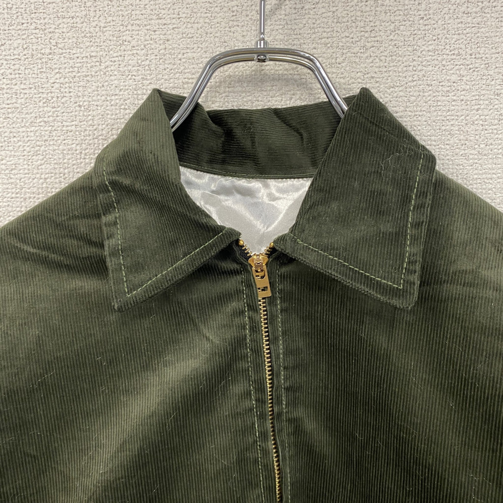 ベトジャン　ベトナムジャケット　スーベニアジャケット　ブルゾン　レプリカ　リメイク　刺繍　コーデュロイ　カーキ