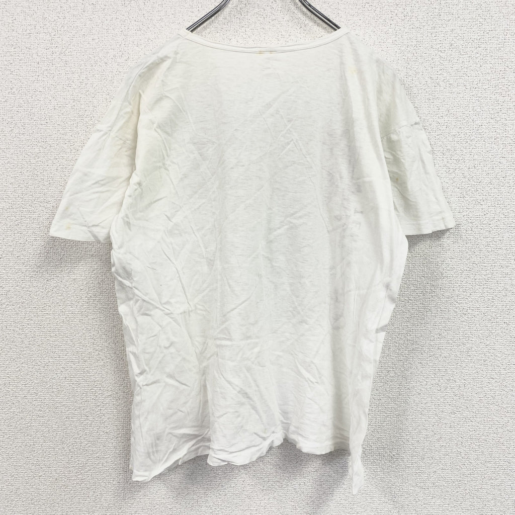 Jack Daniel's　ジャックダニエル　半袖Tシャツ　テネシー・ウイスキー　シングルステッチ　白　ホワイト　