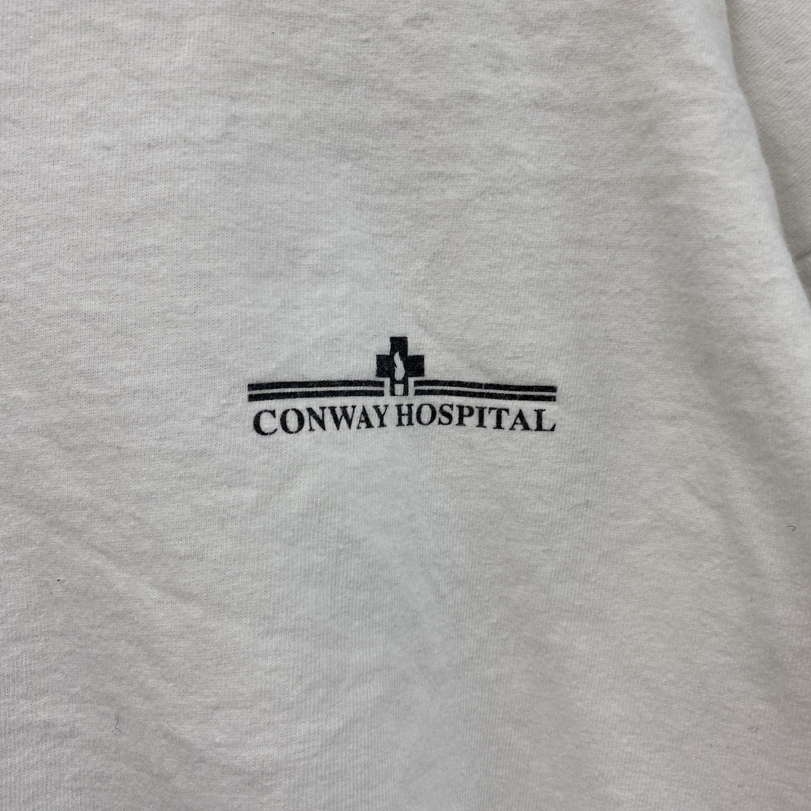 90s　SOFFE’S　半袖プリントリンガーTシャツ　ヴィンテージ　白　ホワイト　2XLサイズ