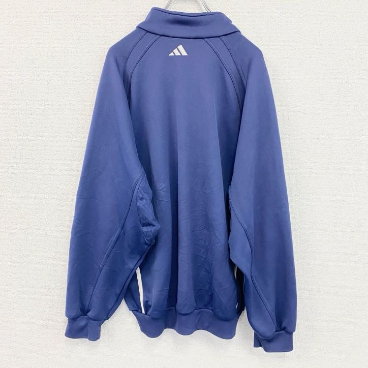 90s　adidas　アディダス　トラックジャケット/ジャージ　ヴィンテージ　紺　ネイビー