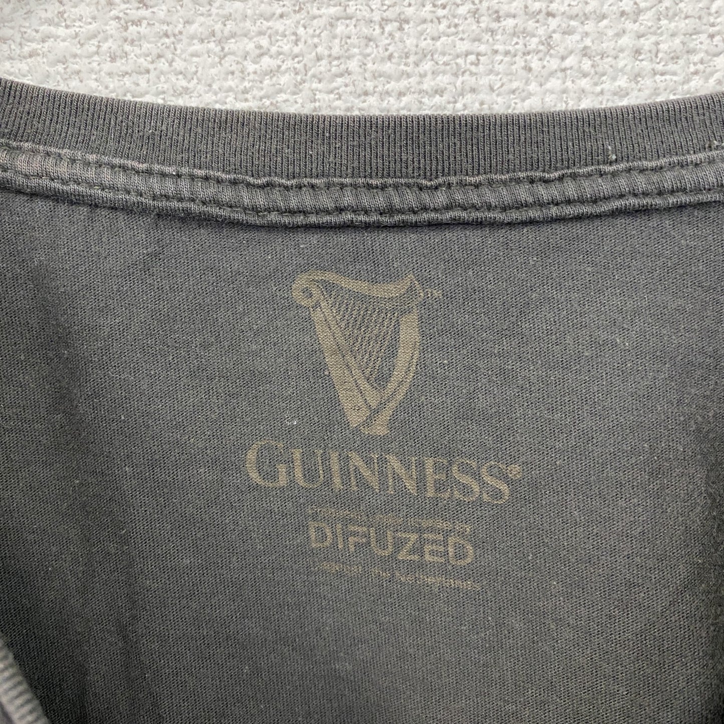 GUINNESS　ギネス　半袖プリントTシャツ　企業T　ダークグレー　3XLサイズ