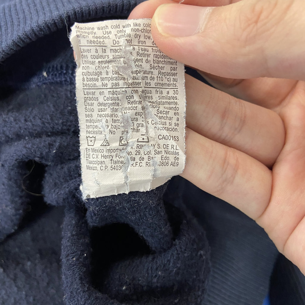 champion　チャンピオン　スウェット/トレーナー　ロゴ刺繡　紺　ネイビー　2XLサイズ