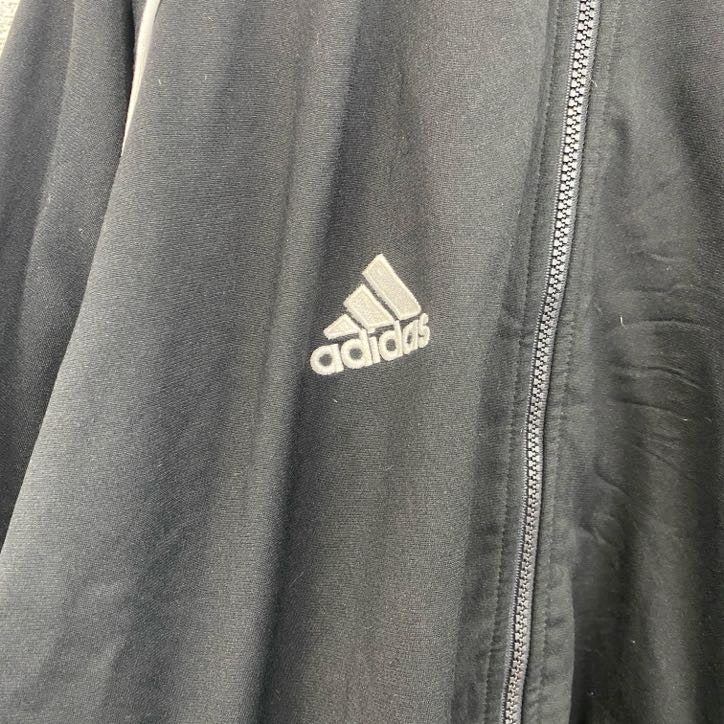 ～00s　adidas　アディダス　トラックジャケット/ジャージ　ヴィンテージ　黒　ブラック