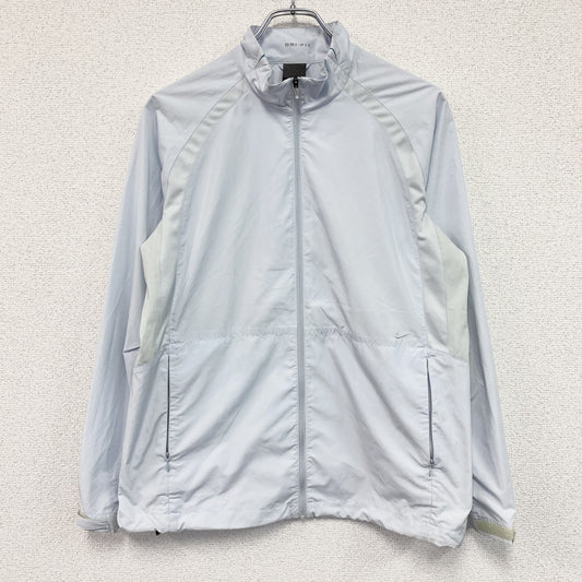 NIKE　ナイキ　DRI-FIT　フルジップジャケット　スウッシュ　水色　ライトブルー　Lサイズ　
