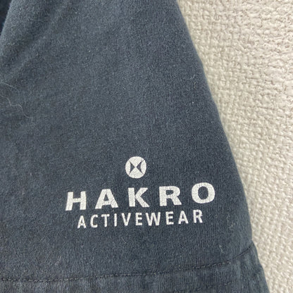 HAKRO　半袖プリントTシャツ　スカル　ドクロ　黒　ブラック　Sサイズ