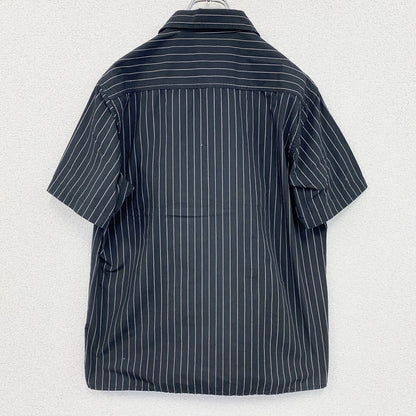 Carhartt　カーハート　フルジップ半袖ワークシャツ　黒　ブラック　Lサイズ