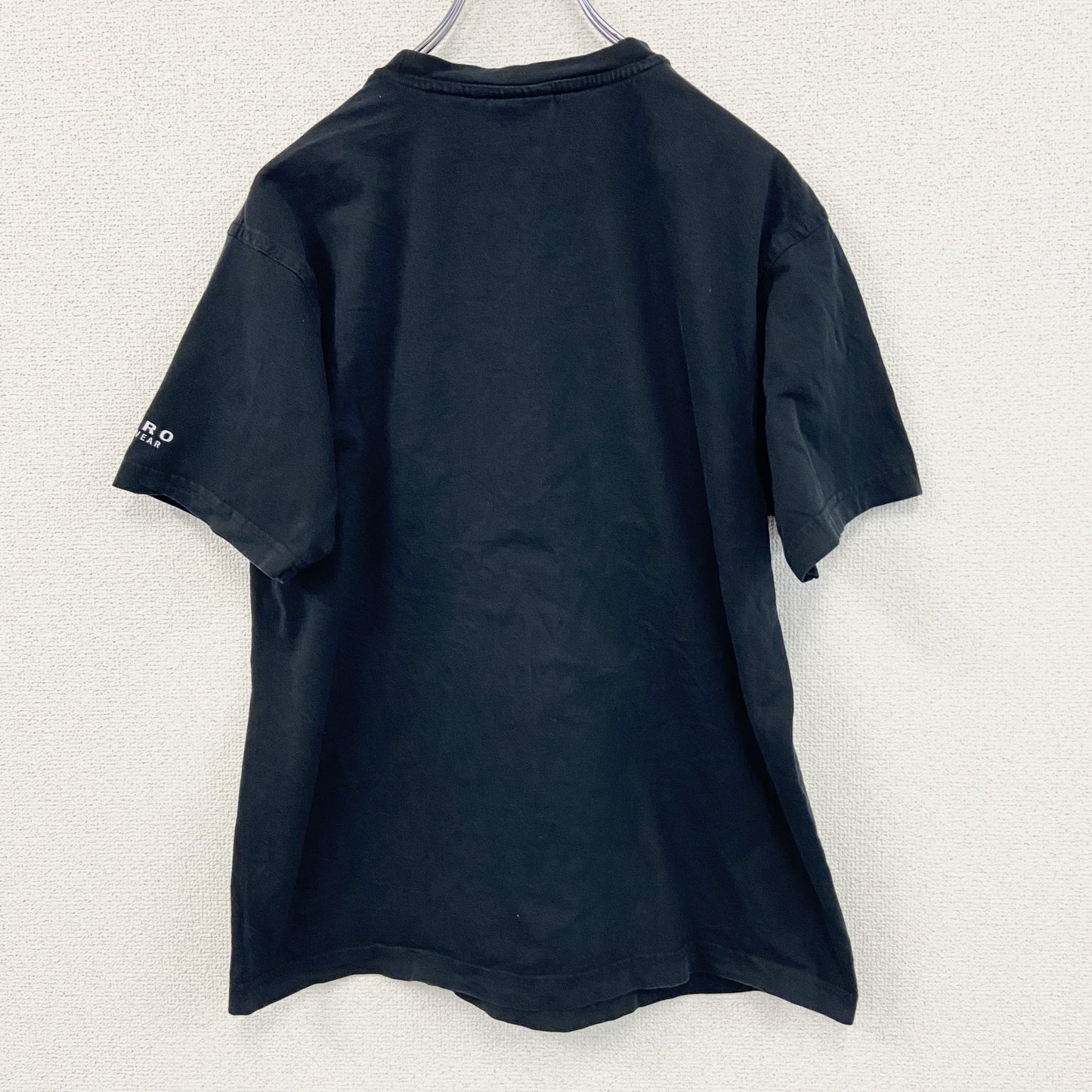 HAKRO　半袖プリントTシャツ　スカル　ドクロ　黒　ブラック　Sサイズ