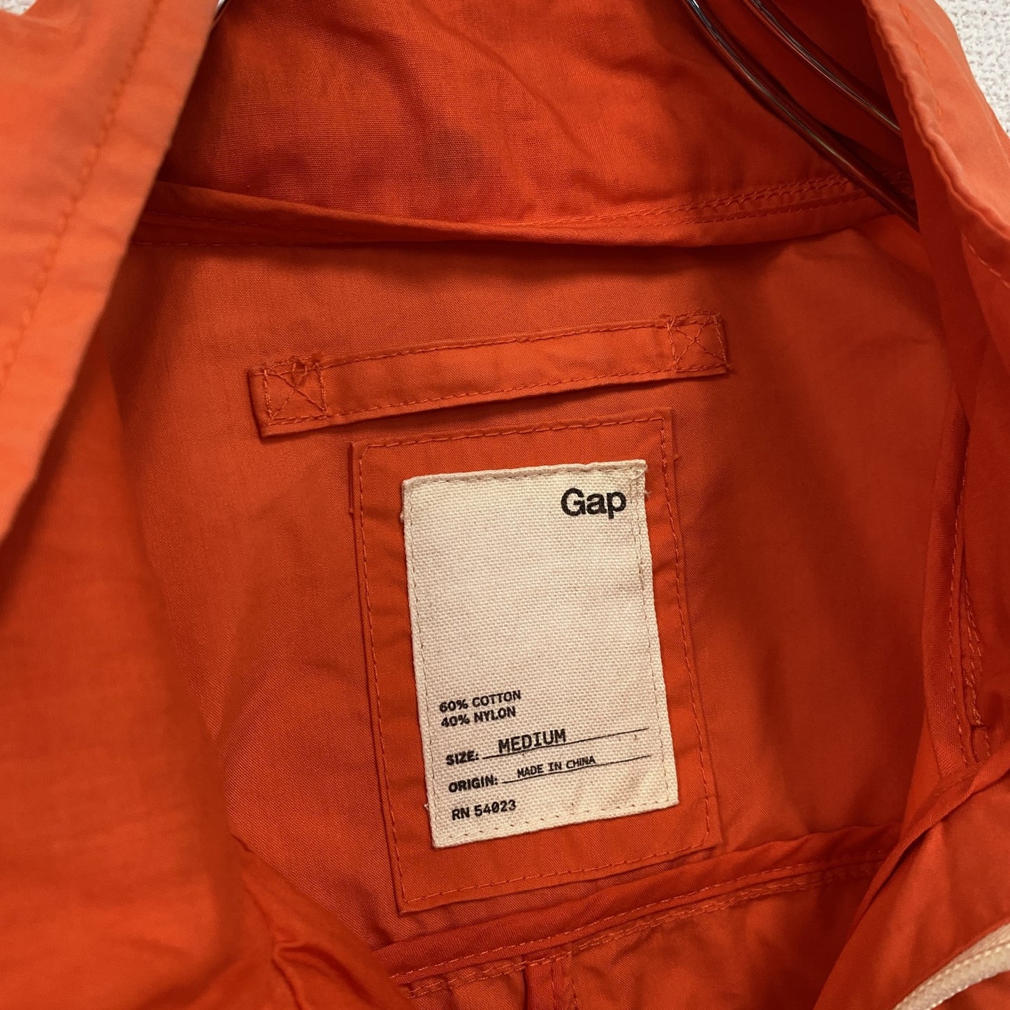 GAP　ギャップ　フィールドジャケット　ロクヨンクロス　オレンジ　Mサイズ