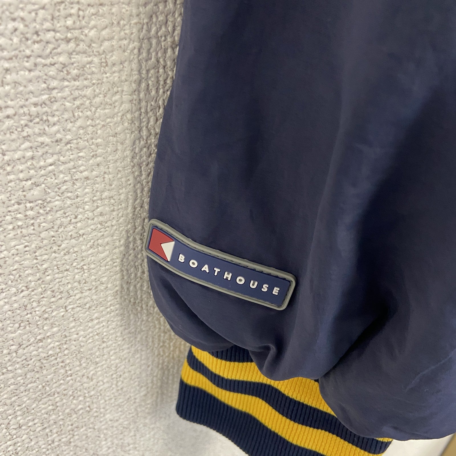 BOATHOUSE　ハーフジップナイロンジャケット　プルオーバー　白　ホワイト　Lサイズ