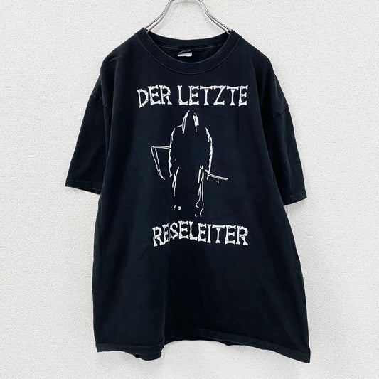 ～00s　EMP　半袖Tシャツ　Der Letzte Reiseleiter　最後のツアーガイド　黒　ブラック　XLサイズ