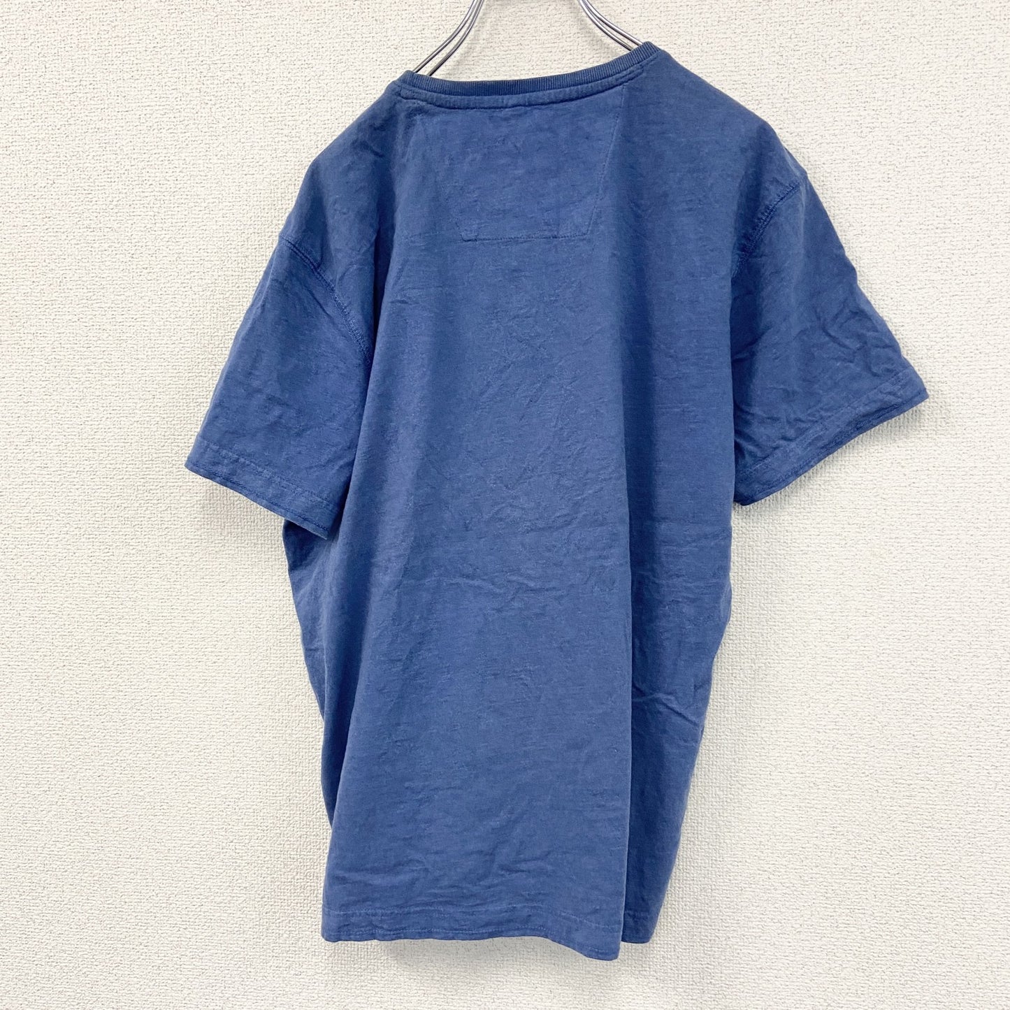 dassic Beetle　半袖プリントTシャツ　企業T　Volkswagen　フォルクスワーゲン　青　ブルー　Lサイズ