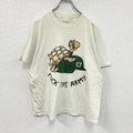 ～00s　半袖プリントTシャツ　ミリタリーTシャツ　エロT　ARMY　ヴィンテージ　白　ホワイト