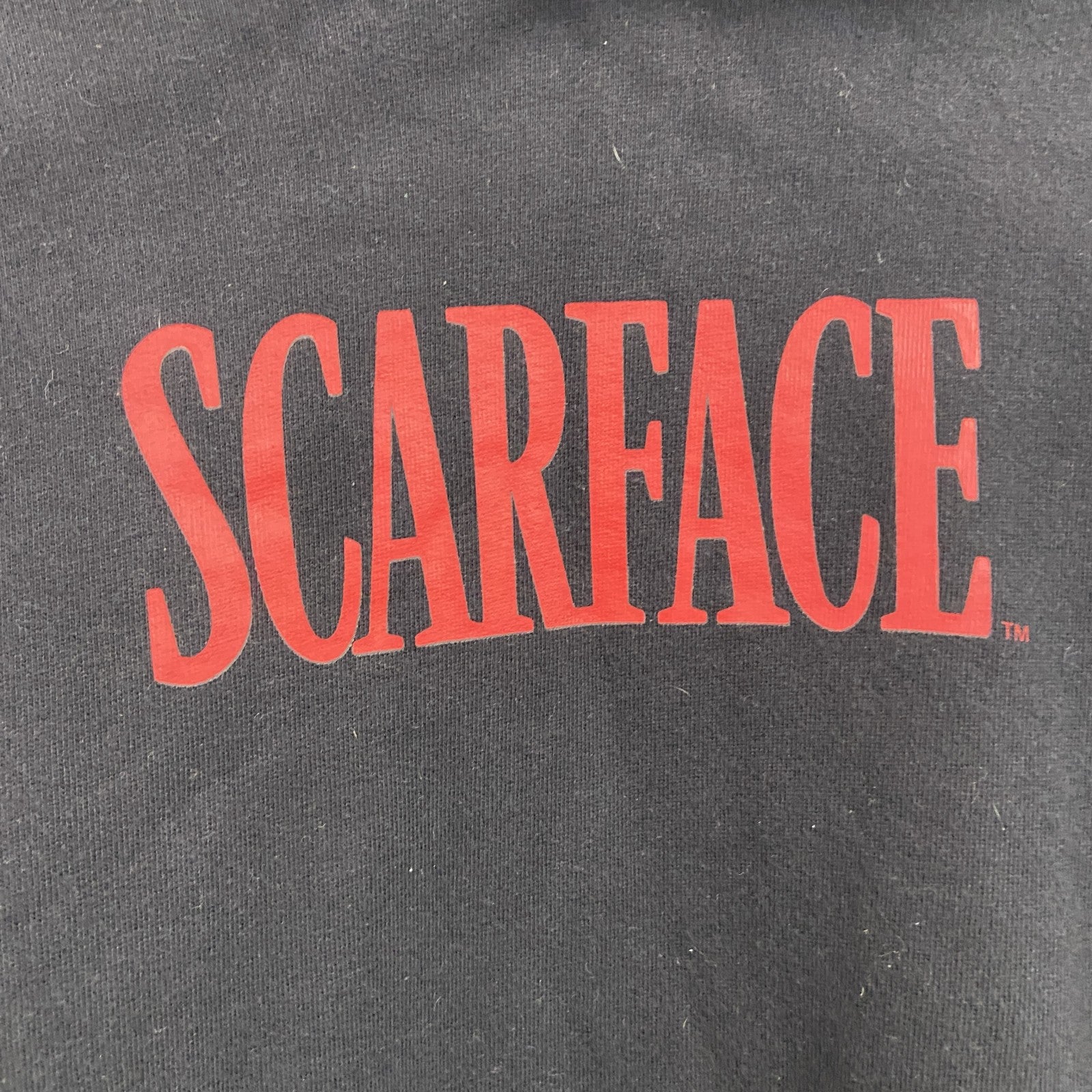 H＆M　SCARFACE　スカーフェイス　トニーモンタナ　スウェットパーカー/フーディー　ムービー　黒　ブラック　Lサイズ