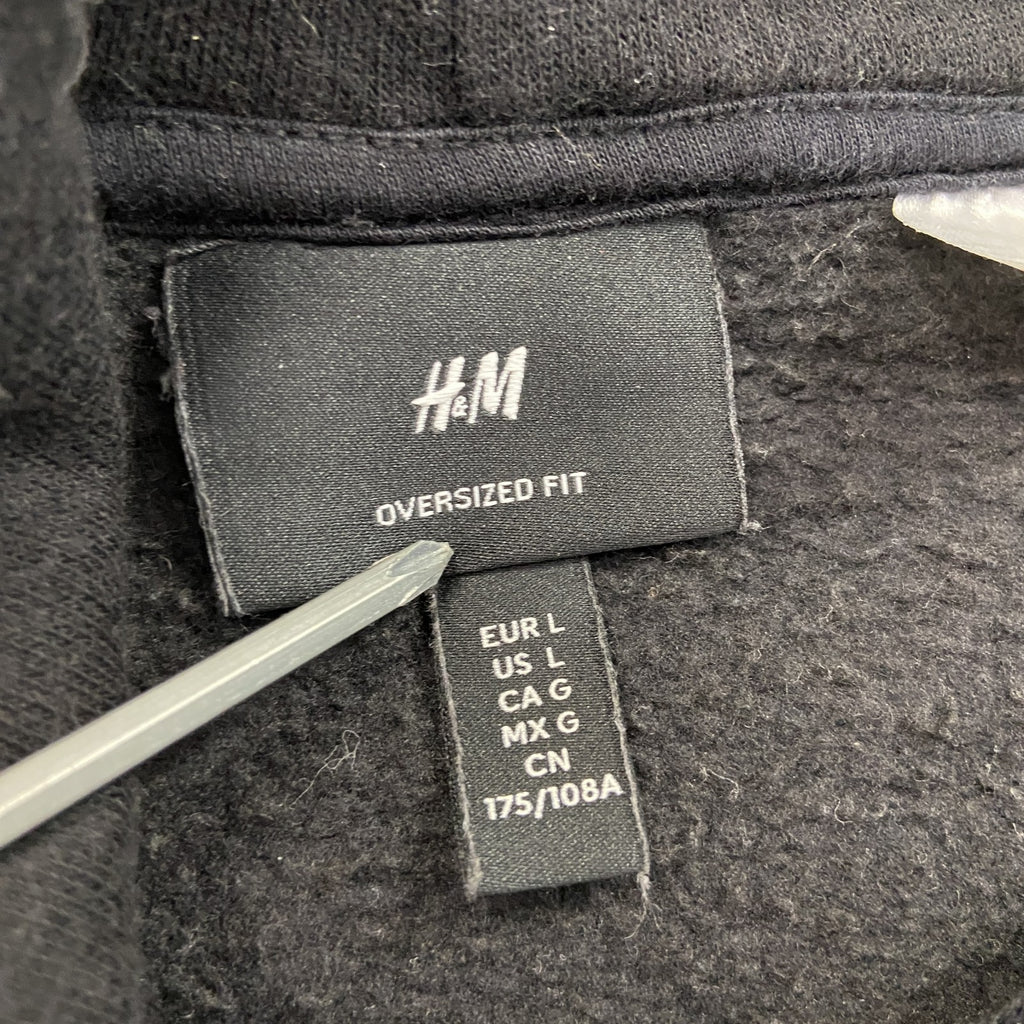 H＆M　SCARFACE　スカーフェイス　トニーモンタナ　スウェットパーカー/フーディー　ムービー　黒　ブラック　Lサイズ