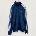 adidas　アディダス　トラックジャケット/ジャージ　紺　ネイビー　Lサイズ