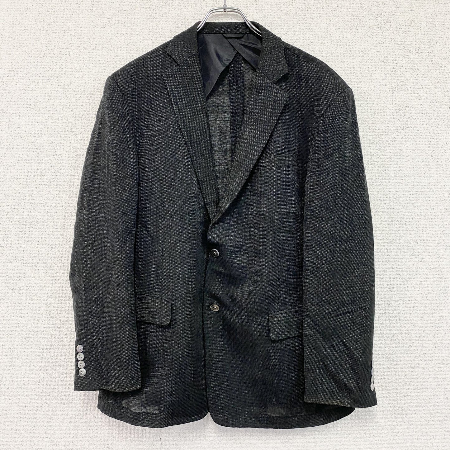 pierre cardin　ピエールカルダン　テーラードジャケット　黒　ブラック　3Lサイズ