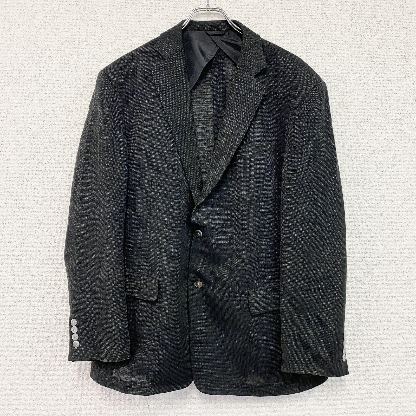 pierre cardin　ピエールカルダン　テーラードジャケット　黒　ブラック　3Lサイズ