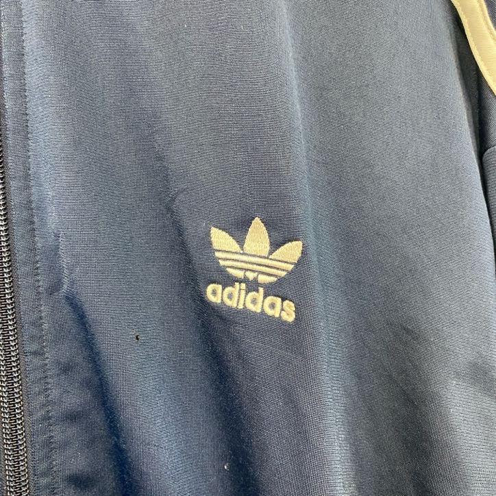 adidas　アディダス　トラックジャケット/ジャージ　紺　ネイビー　Lサイズ