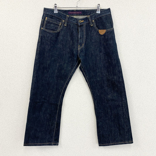 DOWN NORTH JEANS　ダウンノースジーンズ　デニムパンツ/ジーンズ　ボタンフライ　インディゴ　Lサイズ