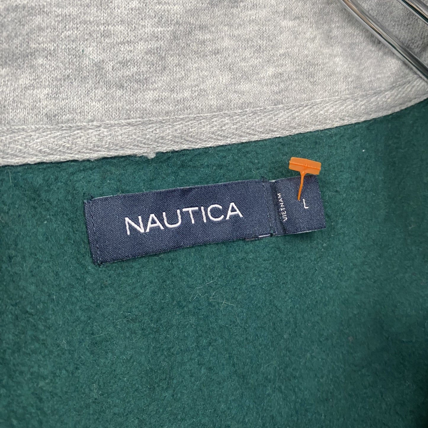 NAUTICA　ノーティカ　ハーフジップスウェット/トレーナー　緑　グリーン　Lサイズ