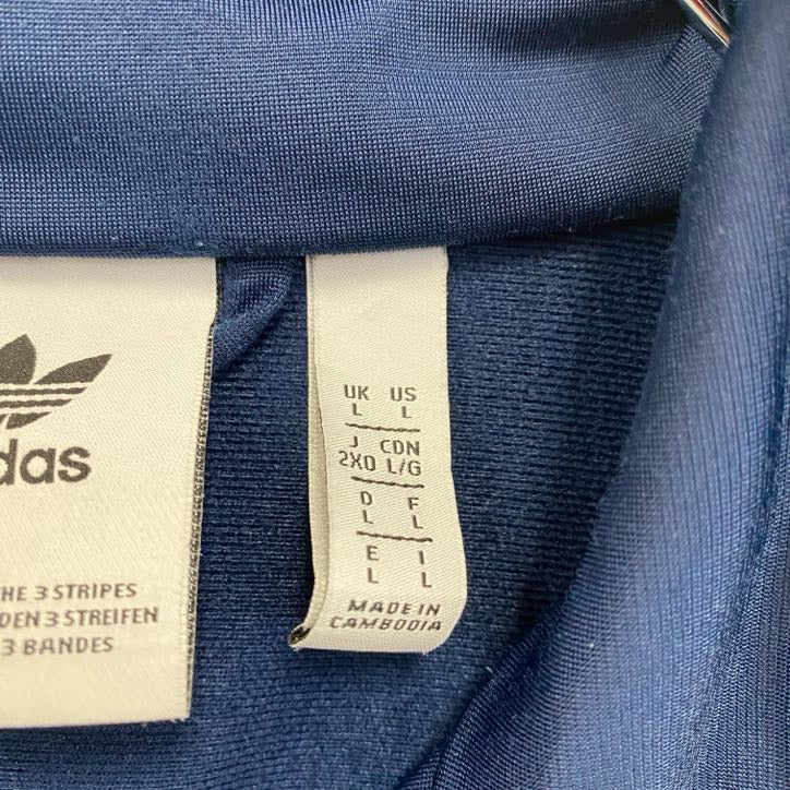 adidas　アディダス　トラックジャケット/ジャージ　紺　ネイビー　Lサイズ