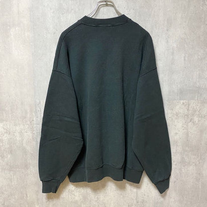 古着 used　90s　JERZEES　ジャージーズ　長袖プリントスウェット　黒　ブラック　フットボール　ヴィンテージ　XLサイズ