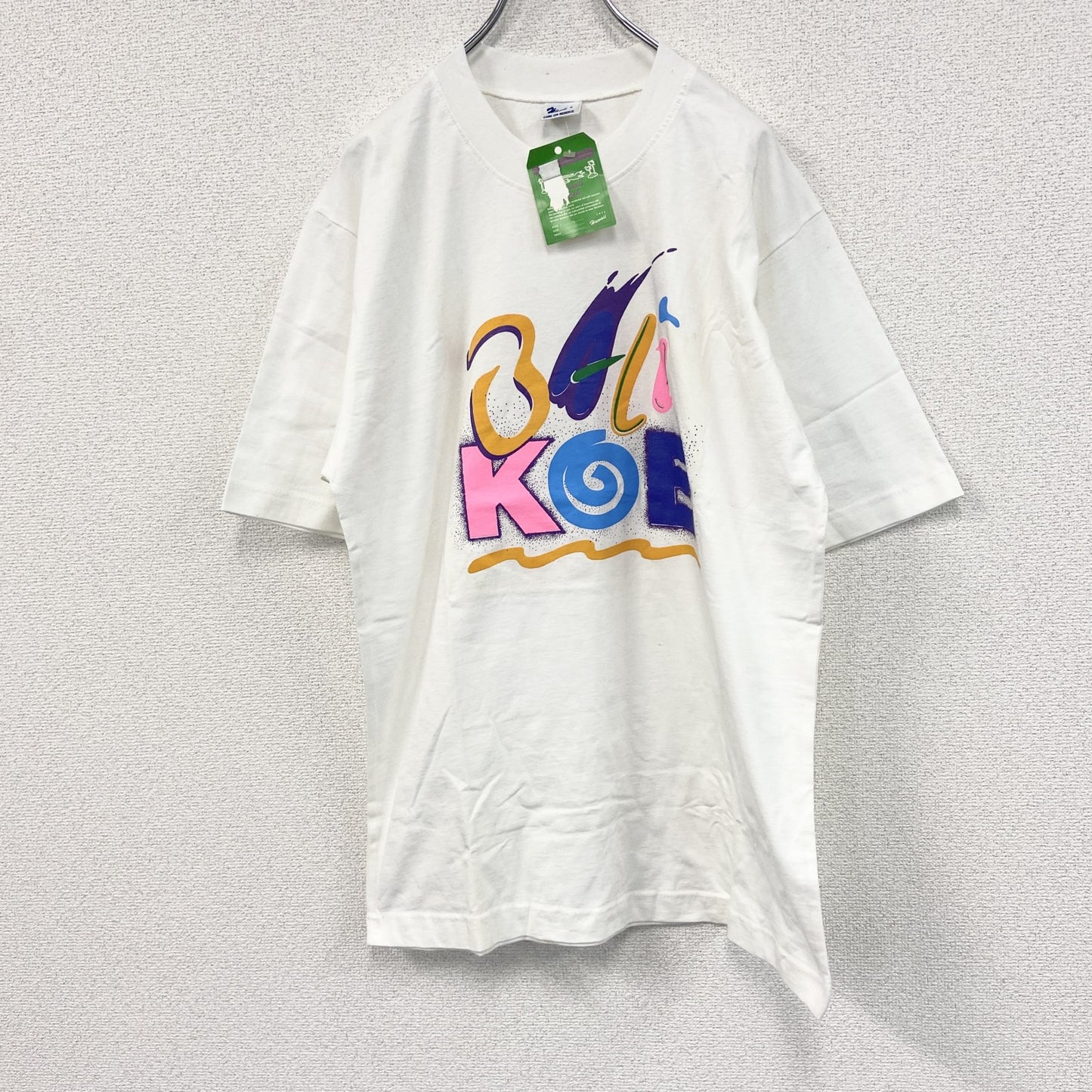 Hawaii　ハワイ　半袖プリントTシャツ　タグ付き　3連プリント　白　ホワイト