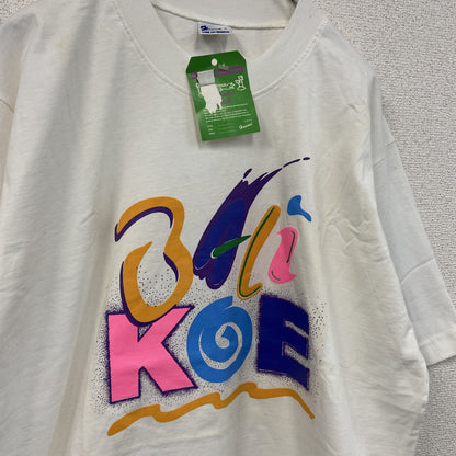 Hawaii　ハワイ　半袖プリントTシャツ　タグ付き　3連プリント　白　ホワイト