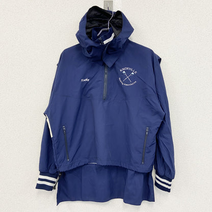 ～90s　Sew Sporty　ハージップジャケット　アノラックパーカー　2way　ネイビー　紺　Mサイズ