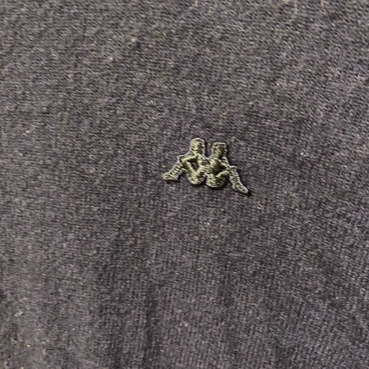 ROBE DI KAPPA　カッパ　ニットセーター　ワンポイント　刺繍ロゴ　スポーツミックス　紺　ネイビー　XLサイズ