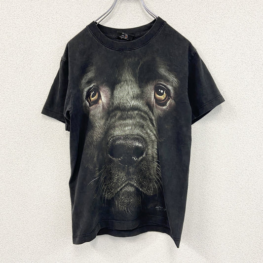 00s　ROCK CHANG　半袖プリントTシャツ　アニマルT　犬　ヴィンテージ　黒　ブラック　Sサイズ