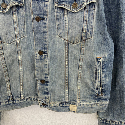 Abercrombie&Fitch　アバクロンビー&フィッッチ　デニムジャケット/Gジャン　3rdタイプ　インディゴ　Lサイズ