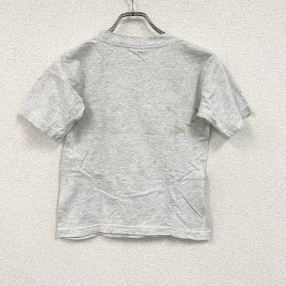 90s　Danny First　ダニーファースト　半袖プリントアーティストTシャツ　アメリカンボーイ　星条旗　霜降りグレー　Lサイズ
