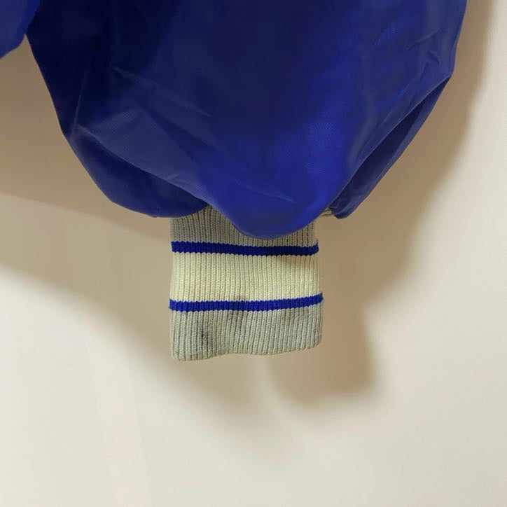 古着 used　DeLONG デロング　USA製　長袖ハーフジップナイロンジャケット　プルオーバー　NFL　COLTS　XLサイズ