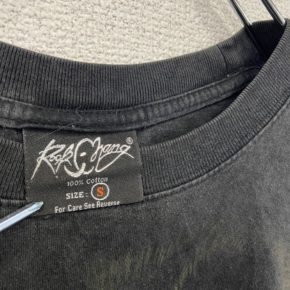 00s　ROCK CHANG　半袖プリントTシャツ　アニマルT　犬　ヴィンテージ　黒　ブラック　Sサイズ