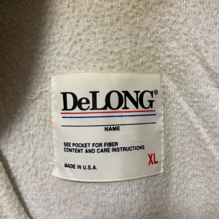古着 used　DeLONG デロング　USA製　長袖ハーフジップナイロンジャケット　プルオーバー　NFL　COLTS　XLサイズ