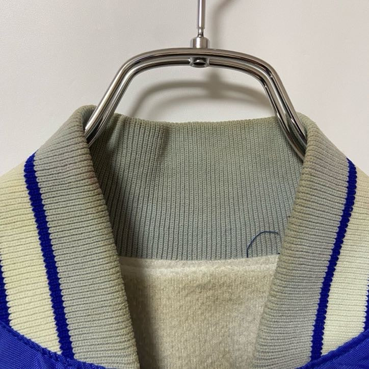 古着 used　DeLONG デロング　USA製　長袖ハーフジップナイロンジャケット　プルオーバー　NFL　COLTS　XLサイズ