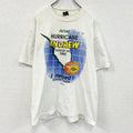 90s　SCREEN STARS BEST　ハリケーンアンドリュー　半袖プリントTシャツ　ホワイト　XLサイズ