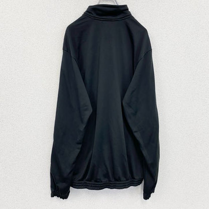 adidas　アディダス　トラックジャケット/ジャージ　黒　ブラック　XLサイズ